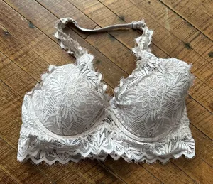 Victoria’s Secret S light pink lace wireless bralette thumbnail 1