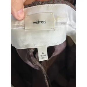 Aritzia Wilfred brown plaid slacks trousers women's‎ size 0 modern trendy thumbnail 7