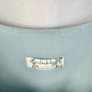 Free People Intimately Light Blue Layered Cami Tank‎ Top M thumbnail 3