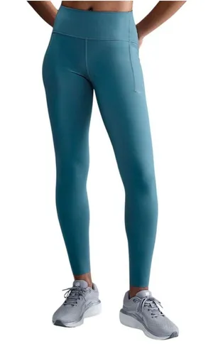 Nike Women's Swift 7/8‎ Dri-FIT Running Leggings Womens XL Teal thumbnail 1