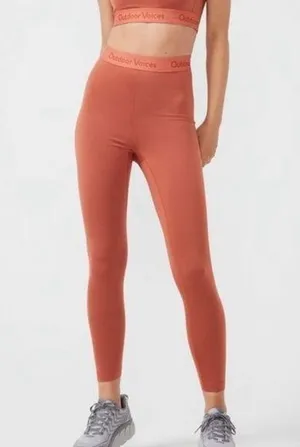NWT Outdoor Voices Smooth 7/8 Leggings Russet Small thumbnail 1