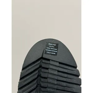Cole Haan Winter Fur Boots Size 7.5B Womens Waterproof‎ Black Lugged Sole thumbnail 9