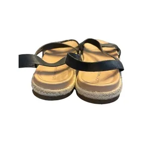 Lucky Brand Womens Darli Black Leather Open Toe Slingback Sandals Size‎ 7.5 thumbnail 3