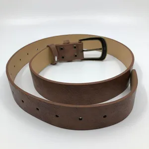 Women’s Brown Belt w/ Antique Brass Buckle, 23.5-34 Inches, X7G9A752 thumbnail 8