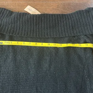 American Eagle Black off shoulder folded collar sweater MSRP $55 thumbnail 4