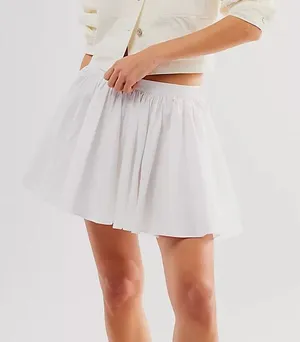 Free People Gaia Skirt in Optic White - S - NWT thumbnail 1