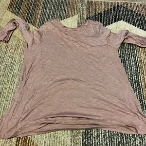 Lane Bryant Long Sleeve Pink Top thumbnail 3