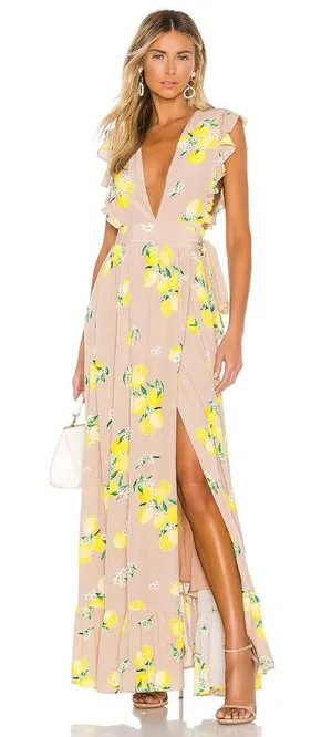 Sweet Pea Dress Yellow Size L thumbnail 1
