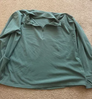 xersion quarter zip green pullover thumbnail 1