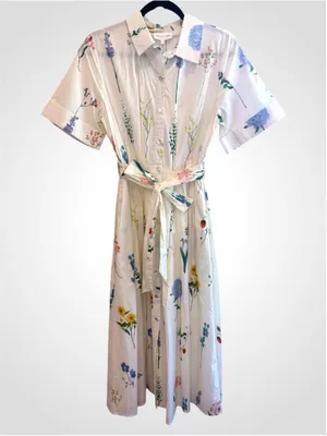 Entro Remington Floral Print Midi Dress Size S thumbnail 2