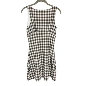 With Jean Cassia Dress Size XXS Gingham High Neck Mini thumbnail 4