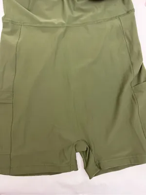 Outdoor Voices The Exercise Dress Tennis Athletic Tea Tree Floral Olive Green thumbnail 12
