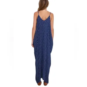 NWT Lulu’s Wander‎ West Navy Blue Southwest Print Maxi Dress Sz XS/S thumbnail 4