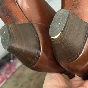 Vintage Gucci Tall Brown Leather Riding Boots 35.5 5.5 thumbnail 8