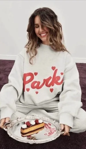 Parke Sweetheart Valentine’s Day Mockneck Sweatshirt Size S/ M thumbnail 1