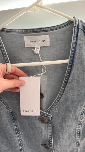Dear John Norris Denim Vest thumbnail 4