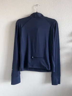 NWT Peleton Warm Up 1/2 Zip XL Navy thumbnail 6