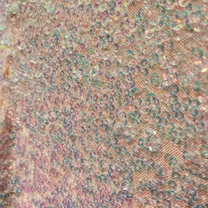 Pink Sequence Long Sleeve Dress thumbnail 3