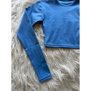 SKIMS Civil Regime No Tomorrow Sofie Crop Tee Blue Size XS thumbnail 5