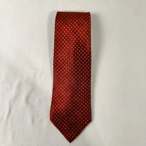 Fabris Venezia Silk Men's Tie Vintage Burgundy Classic Handmade Necktie thumbnail 2