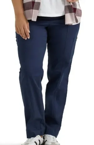 Lee® Women's Plus Ultra Lux Comfort Flex-To-Go Utility Pant Mood Indigo, 24W NWT thumbnail 1