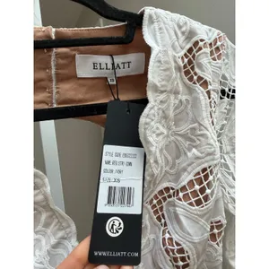 NEW Elliatt Registry Gown Bridal White Maxi Dress size XS thumbnail 6