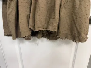Anthropologie Pilcro Olive Green Mock Neck Swing Mini Dress Women’s L thumbnail 9