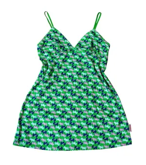 Vintage 90s Seventeen Babydoll Chemise Dress Y2K Loungewear Size Medium thumbnail 1
