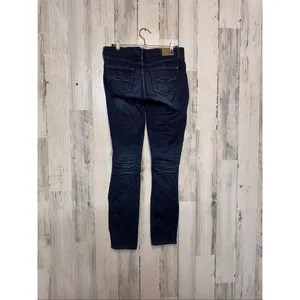 Abercrombie & Fitch Women’s Size 4 Stretch Dark Wash Skinny Jeans Denim thumbnail 7