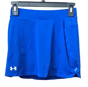 Under Armour Royal Blue Athletic Skirt Skort Size XS Pull On Tennis Athleisure thumbnail 1