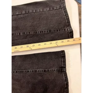 We The Free People Flare Jean Size 26 Black Denim Bell Bottom Stretch Pull On‎ thumbnail 9