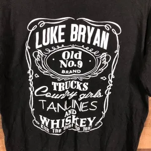 Luke Bryan‎ concert shirt size medium Black thumbnail 3