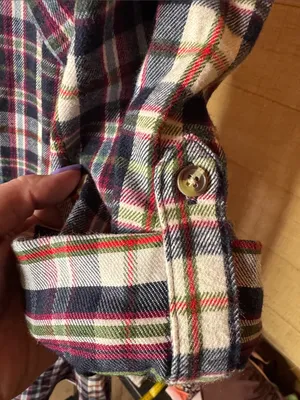 Grace & Lace Favorite Button Up Plaid Dress Size XS thumbnail 8