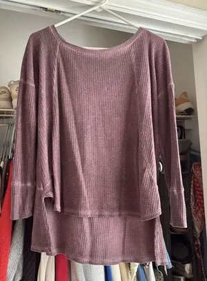 Off the shoulder sweater Purple Size M thumbnail 1