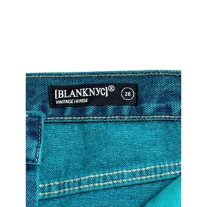 BLANK NYC Vintage‎ Hi Rise Acid Wash Emerald Denim Shorts Size 28 thumbnail 5