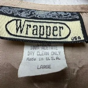 Wrapper Vintage Equestrian Tapestry Vest Womens Large Fox Hunt Plaid Made in USA thumbnail 9