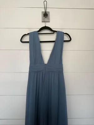 Lulu’s Women’s Small Blue Divine Muse Wide Leg Jumpsuit thumbnail 5