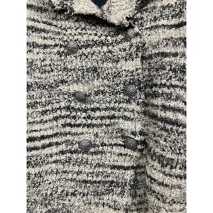 Free People Double Breasted Sweater‎ Sz S Zebra Chunky Knit Wool Blend Cardigan thumbnail 4