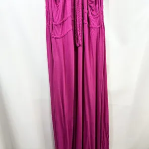Old Navy XL Maxi Dress Magenta Pink Braided Strap Beachy‎ Coastal Vacation 477 thumbnail 7