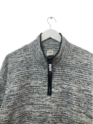 Victoria's Secret PINK Space-Dye Cozy Quarter-Zip Pullover L thumbnail 5