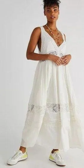 Free People Carla Lace Dress Size XS NWT $168 thumbnail 1