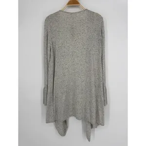 Anthropologie‎ Moth Lyra Bell Sleeve Waterfall Cardigan Medium Gray Boho NWT thumbnail 8