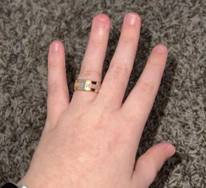 SheIn 🤩4/$15🥳 “you’re perfect” ring thumbnail 3
