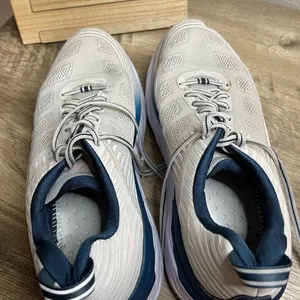 Hoka One One Bondi 6 Grey Blue Sneakers Shoes thumbnail 6