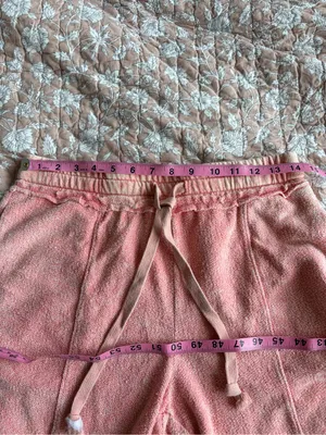 Free People Movement High Waisted Terry Lounge Shorts Medium thumbnail 6