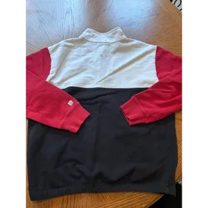 Tailgate Women's Colorblock‎ Quarter Zip UGA Sweatshirt Pullover Medium thumbnail 7