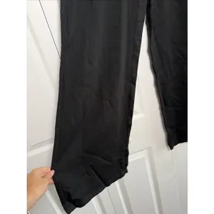 Halara High Waisted Wide Leg Pants Womens Size L Tall Black Viscose Flowy Tall thumbnail 2