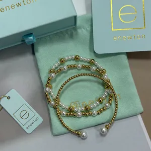Enewton Women's Classic Pearl GoldenBracelets Lot of 3 PCS thumbnail 2