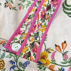 NWOT FARM Rio Linen Convertible 2‑in‑1 Dress Detachable Top & Skirt set Sz XS thumbnail 12