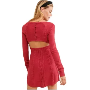 New Free People Small World Sweater Dress Size Large thumbnail 4